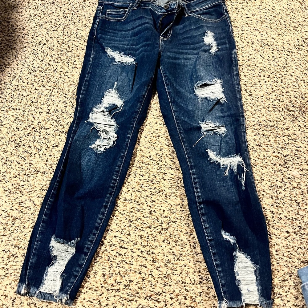 Short skinny jeans